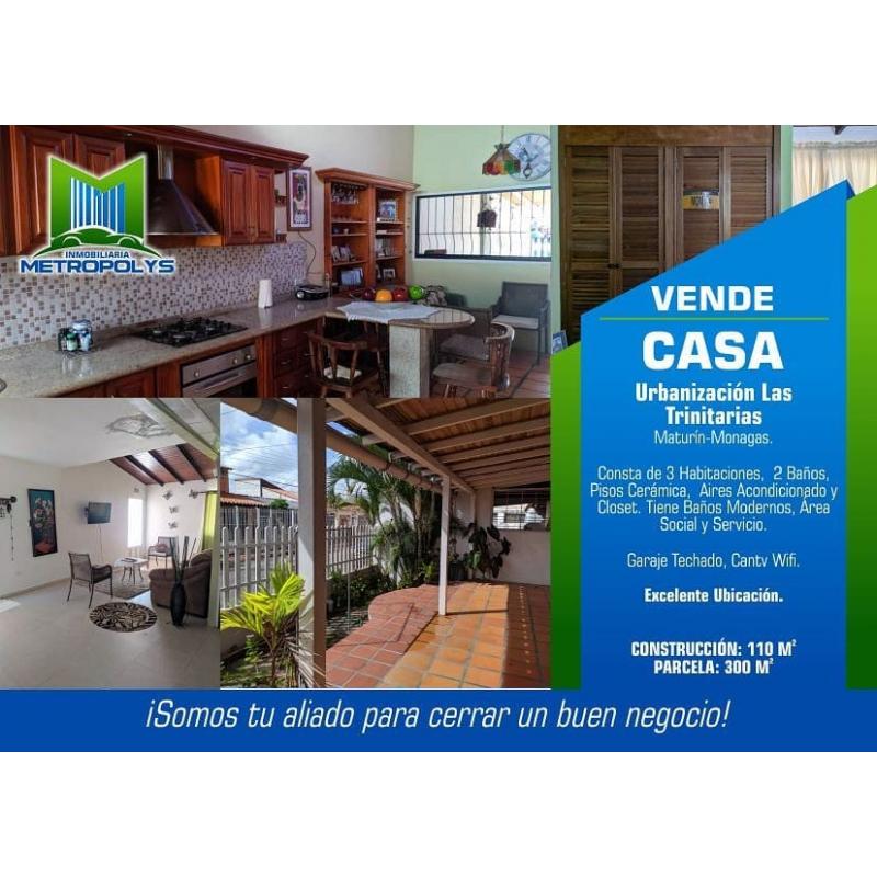 Vende CASA Amplia y Cómoda en la Urbanización Las Trinitarias