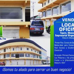 Vende Local - Oficina de 40 m2. Ubicado en Tipuro.