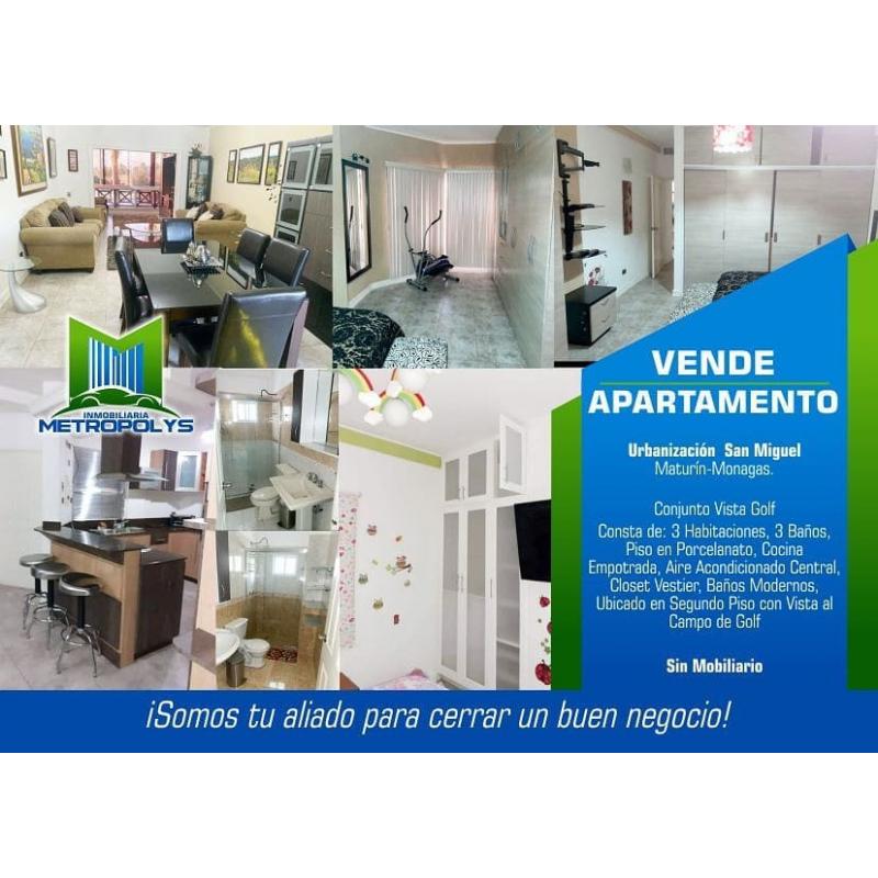 Vende Apartamento en Conjunto Vista Golf.