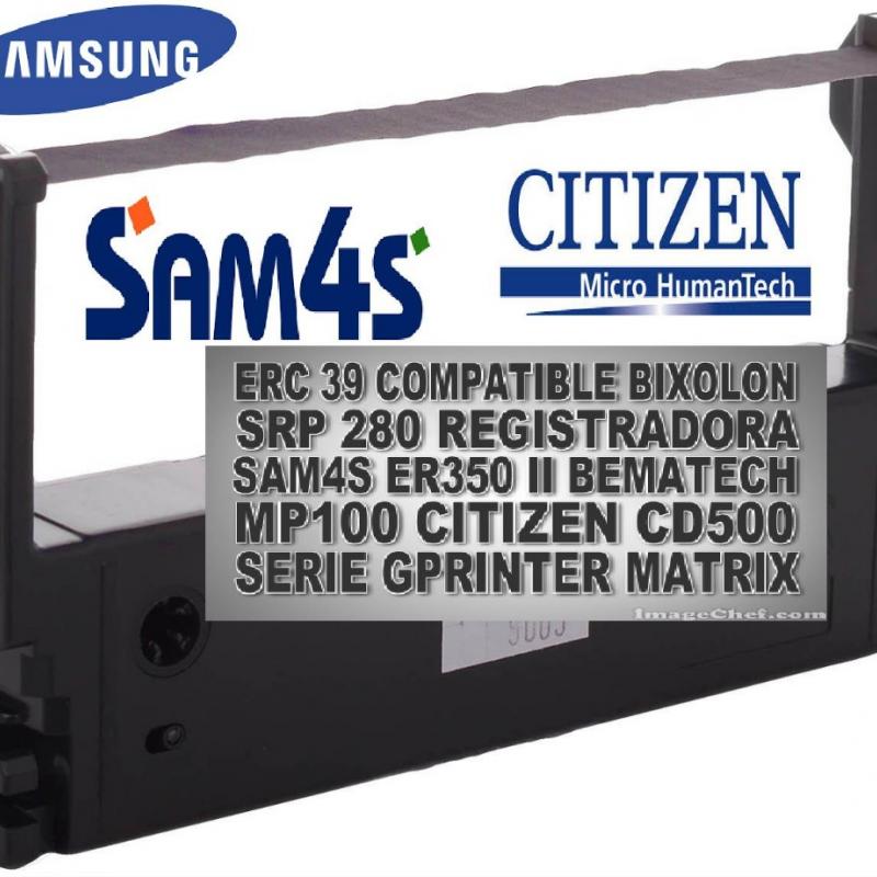 Cinta Epson Erc-39 Compatible Sam4s Bixolon Srp 280