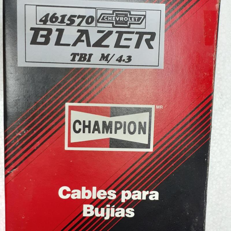 Cables para Bujías Chevrolet Blazer TBI M/ 262 marca CHAMPION 15 $$