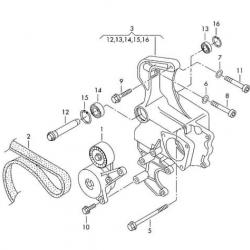 TENSOR DE CORREA VW AUDI-SKODA -BORA - GOLF- PASSAT- SEAT LEON - SEAT TOLERO