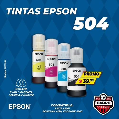 Tintas 504 marca Epson