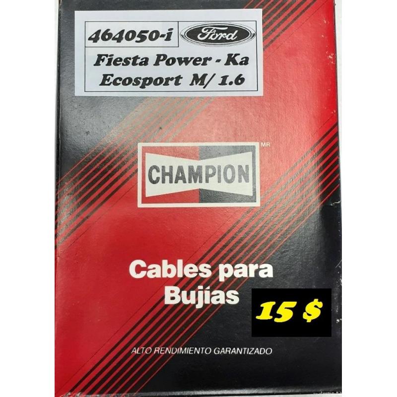 Cables para Bujías Ford Fiesta - Ka - Ecosport   M/ 1.6 marca CHAMPION    15 $$   04144556428