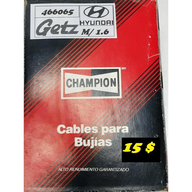 Cables para Bujías Ford Fiesta - Ka - Ecosport   M/ 1.6 marca CHAMPION    15 $$   04144556428