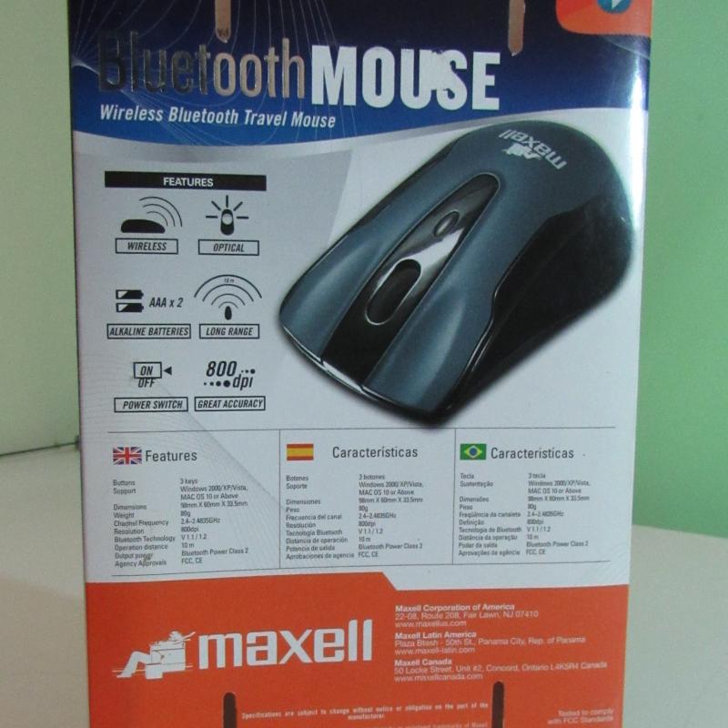 Mouse Bluetooth Maxell   Adaptador Usb Bluetooth