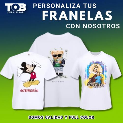 Franelas Personalizadas