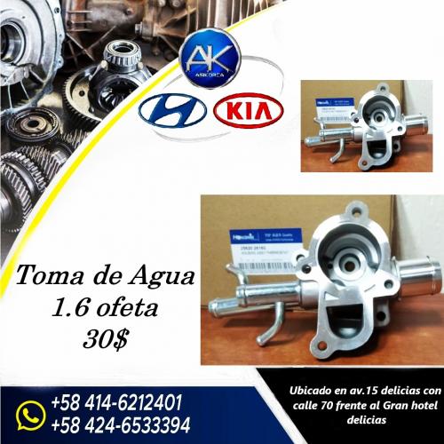 Oferta Toma Agua Araña Termostato Hyundai Getz 1.6l