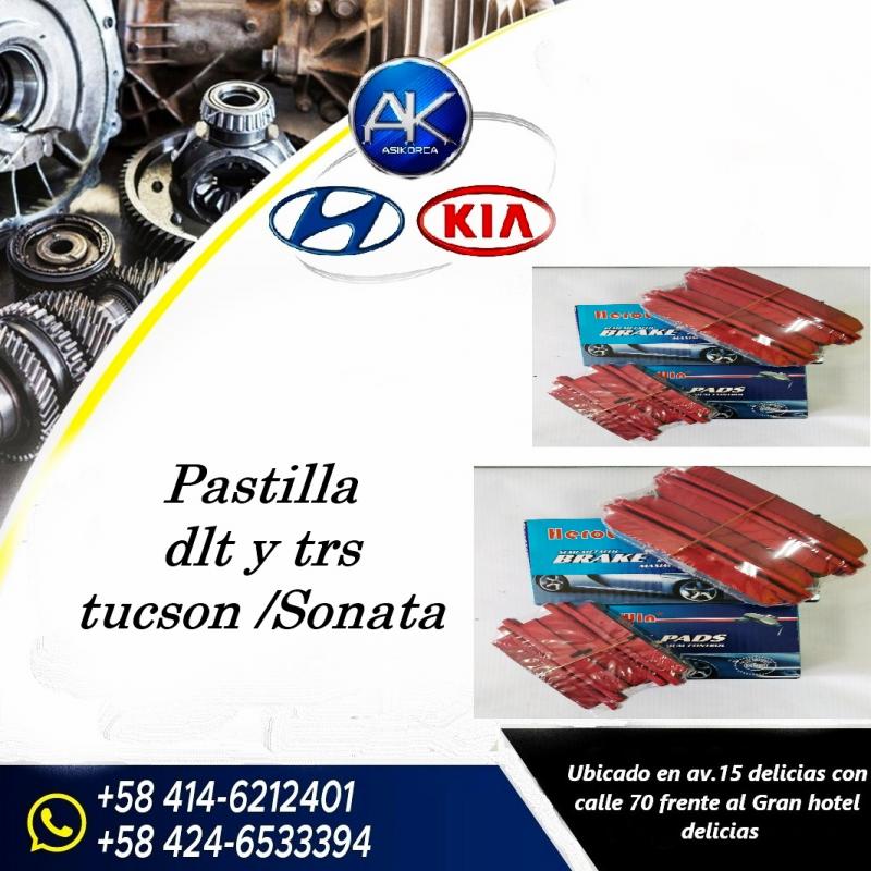 Pastillas dlt y trs Tucson/Sonata