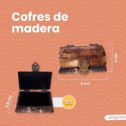 Cofre decorativo de madera