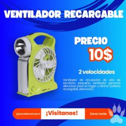 VENTILADOR RECARGABLLE