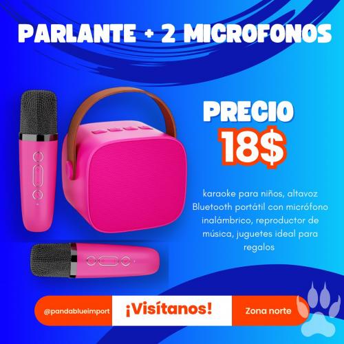 PARLANTE   2 MICROFONOS