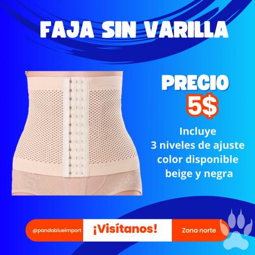 FAJA SIN VARILLA