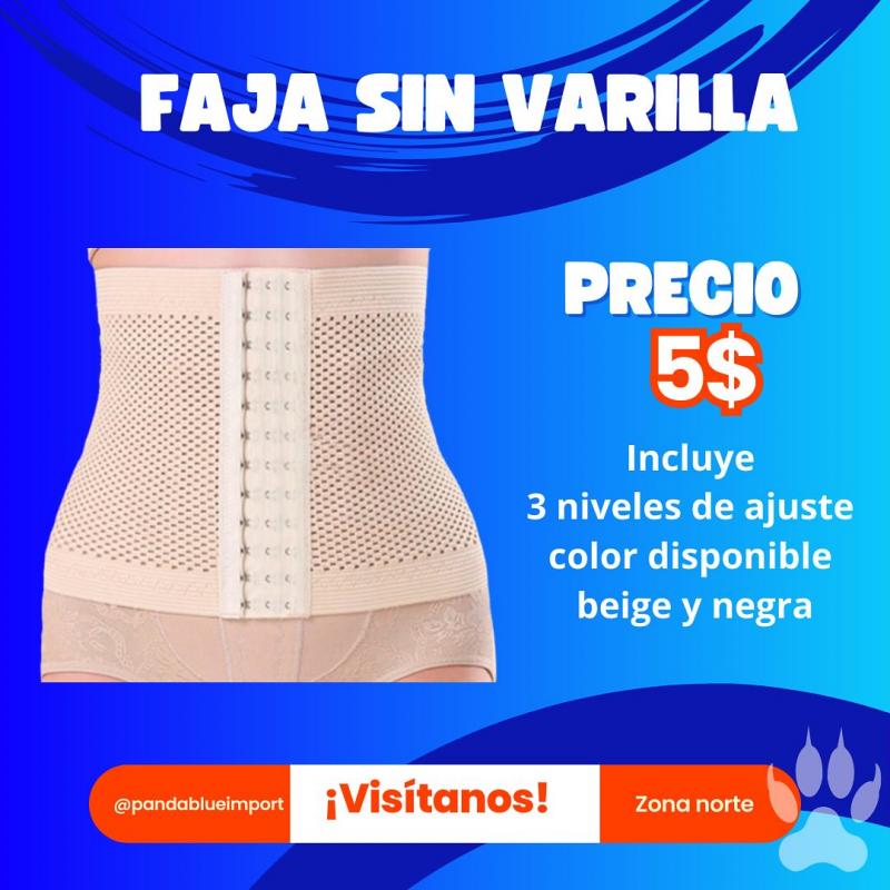 FAJA SIN VARILLA